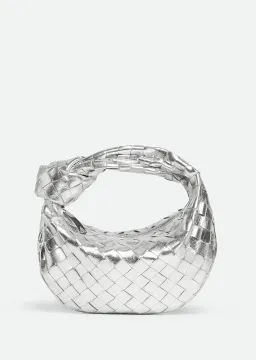 Bottega Veneta Jodie Mini Bag Silver for rent on The Volte - image 1