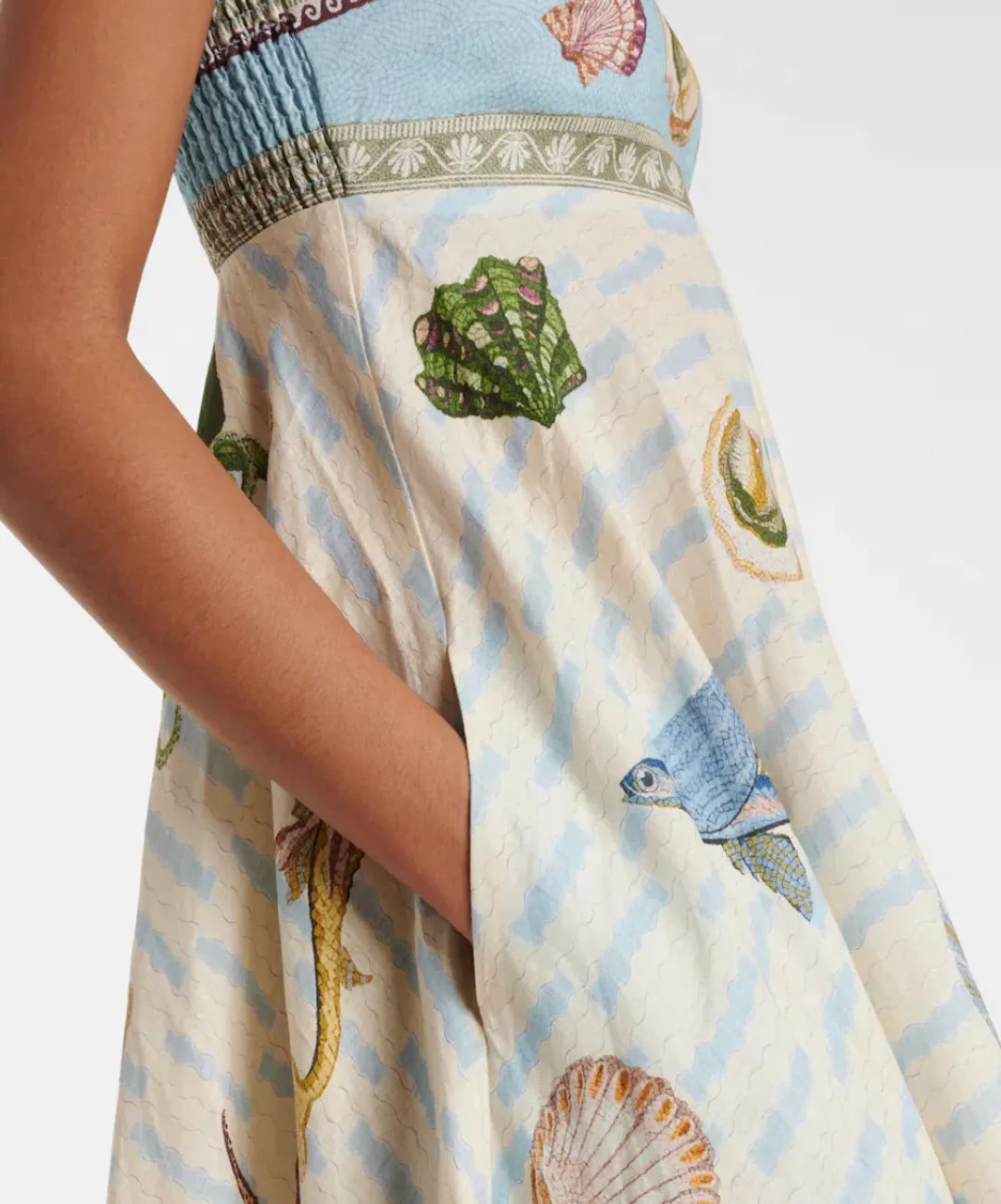 Alemais Bath House Sundress Midi Size AU 6 for rent on The Volte - main image