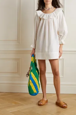 Doen Wynne Mini Dress in White Size S / AU 8 for rent on The Volte - image 1