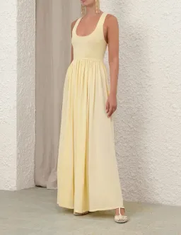 Zimmerman Harmony Metallic Yellow Tank Dress Size AU 8 for rent on The Volte - image 3