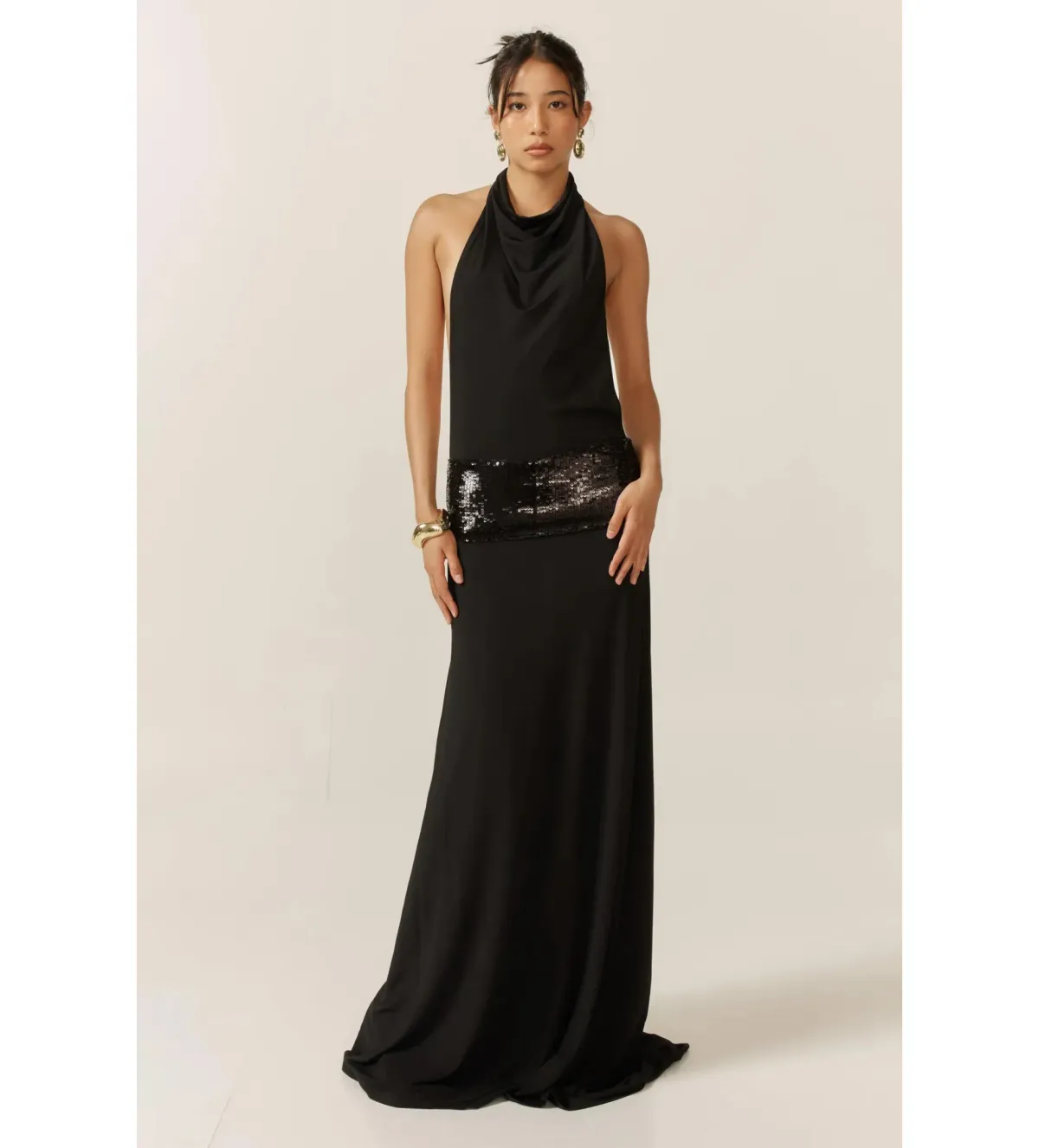 Ance Gria Adele Gown in Black Size XS / AU 6 - Image 1