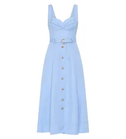 Aje Primary Belted Midi Dress Daydream Blue Size AU 12 for rent on The Volte - image 5