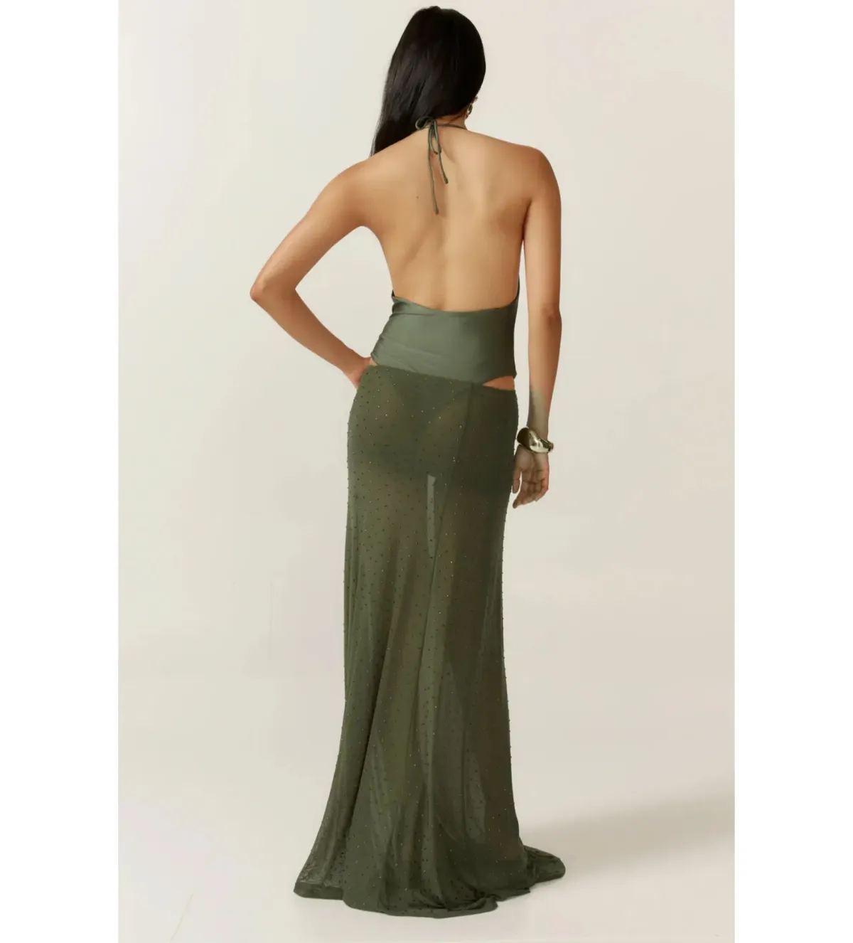 Ance Gria Vecchio Set Maxi Olive swimsuit Size S / AU 8 - Image 2