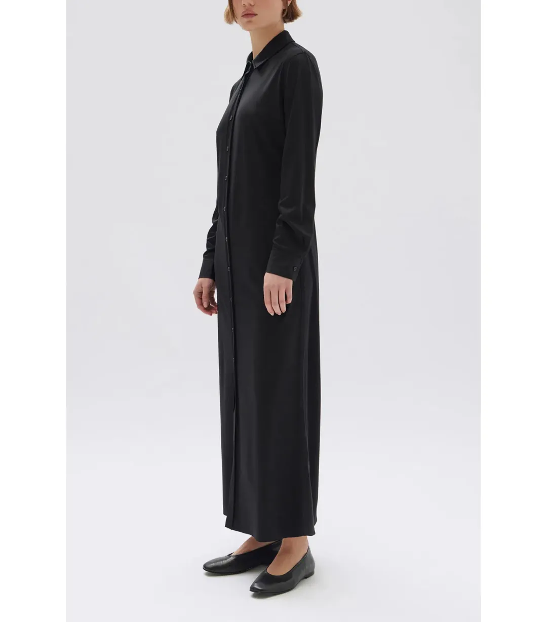 Assembly Label Mallory Knit Midi Dress Black Size AU 10 for rent on The Volte - main image