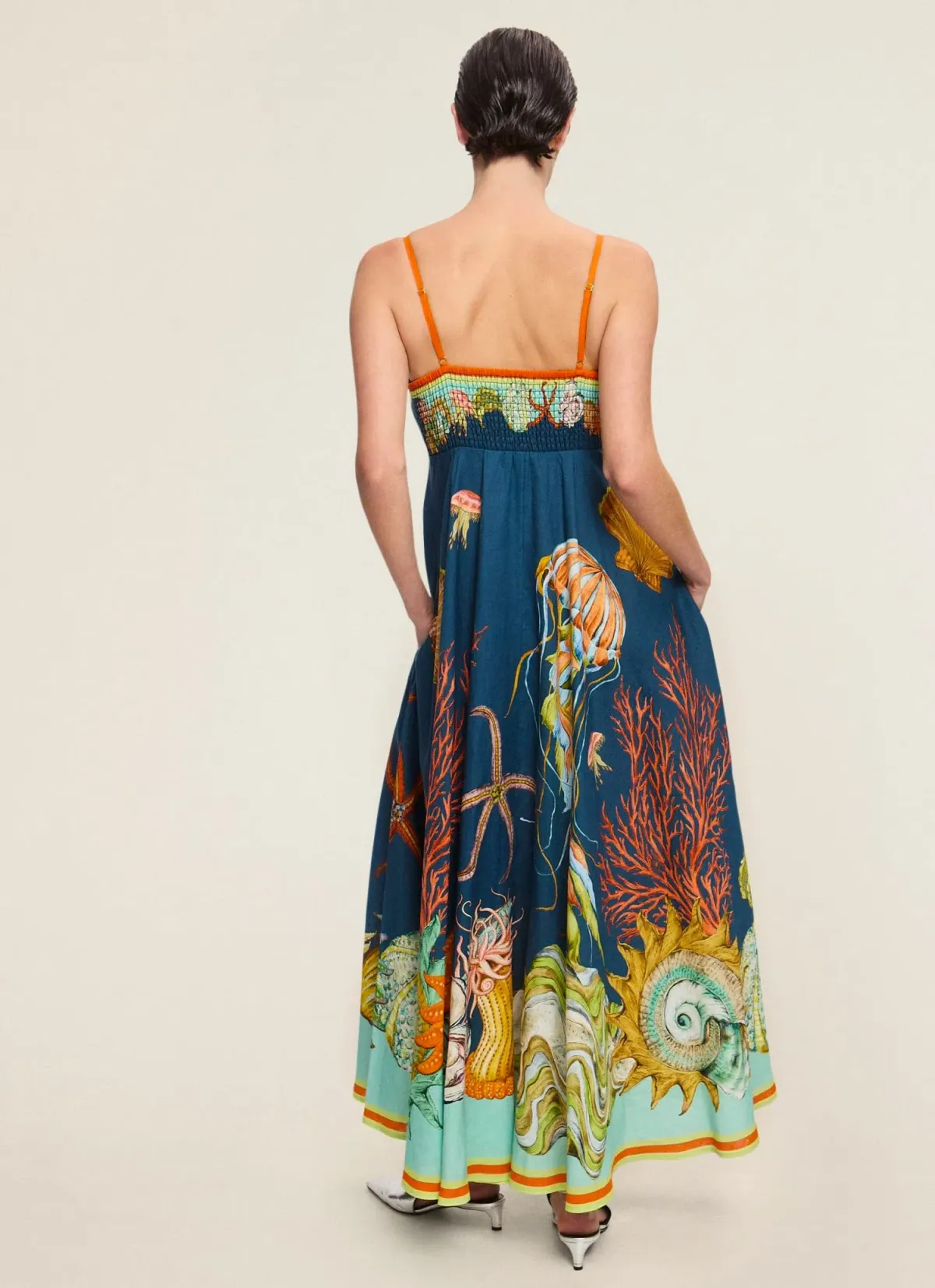 Alemais Dorian Midi Sundress Multi Size 10 - Image 2