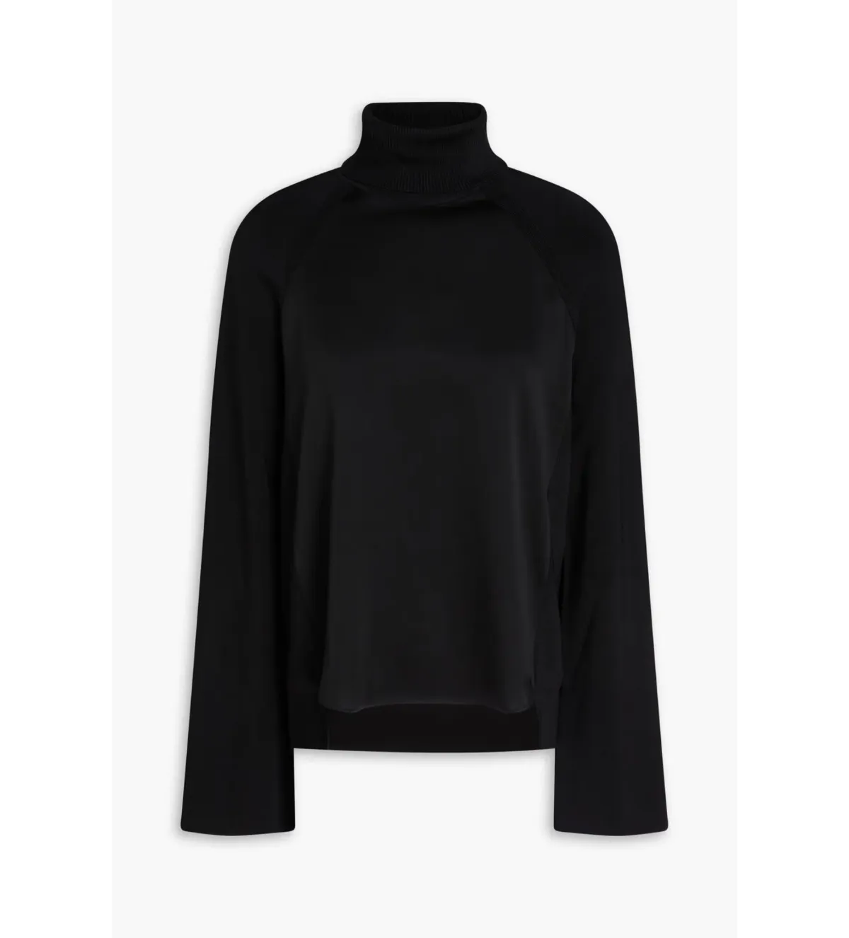 Simkhai Mateo Long Sleeve Turtleneck Top Black Size M/AU 12 - Image 4