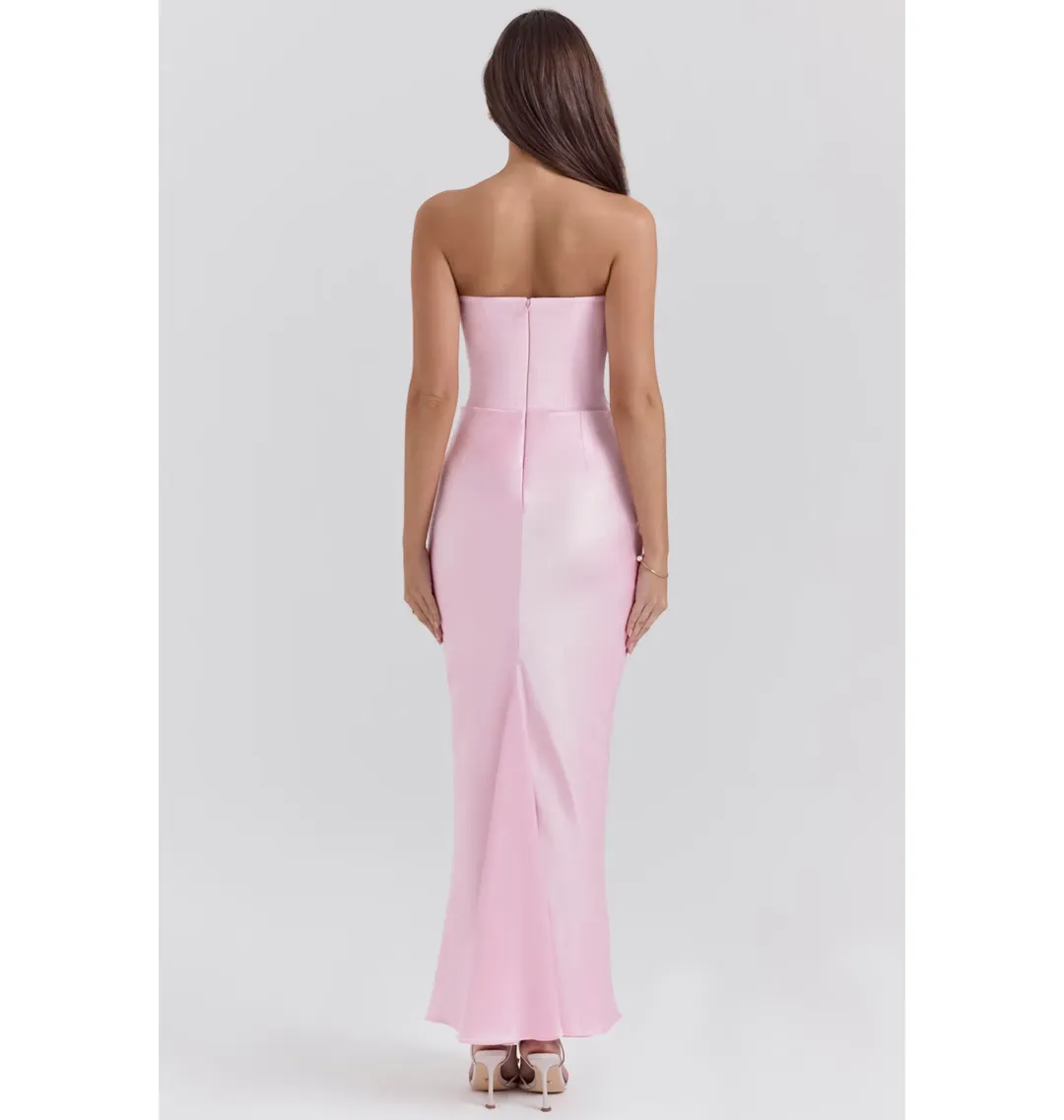 House of CB Persephone Maxi Dress Petite Rose Shadow Size S / AU 8 for rent on The Volte - main image