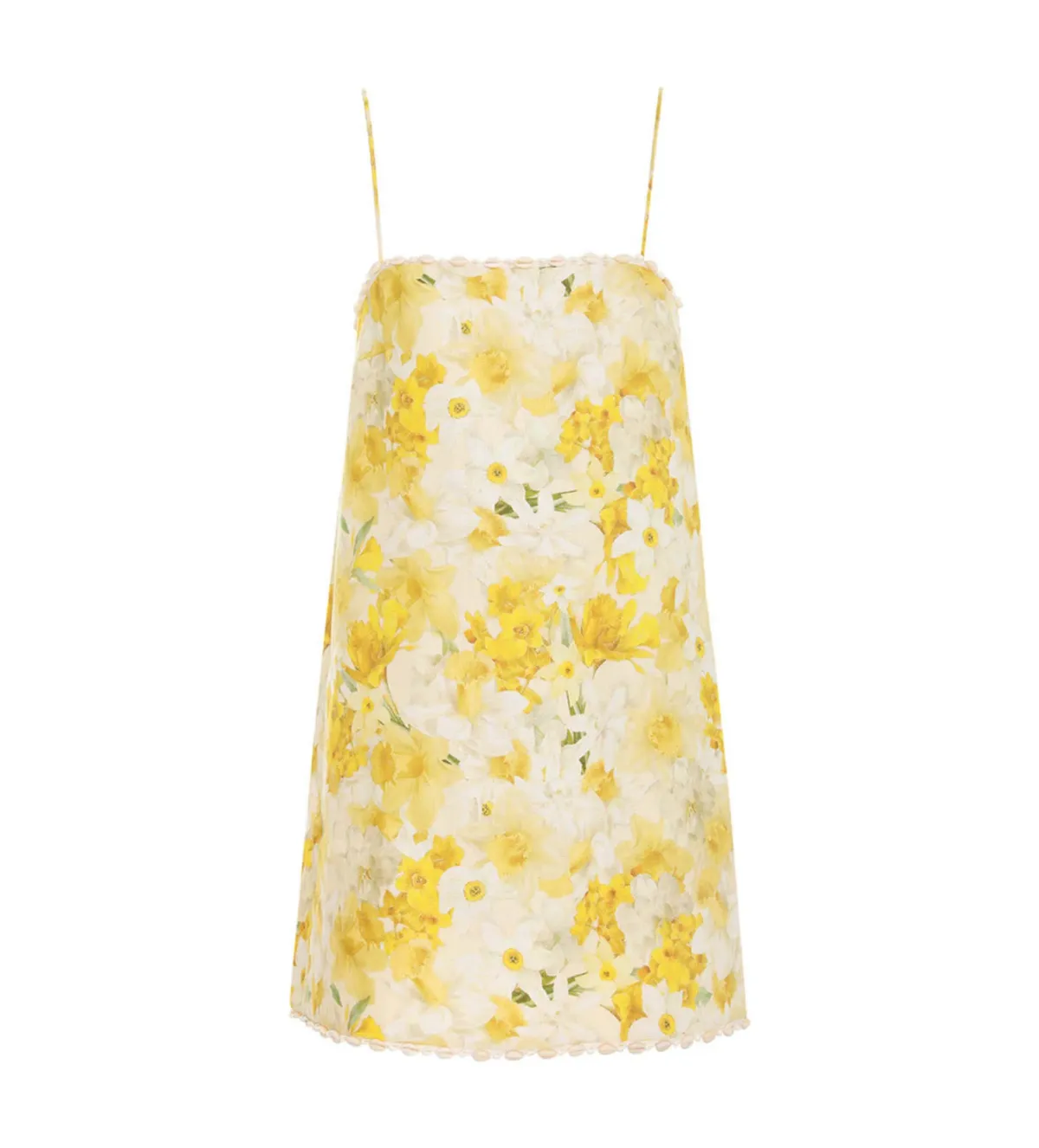 Zimmermann Wonderland Shell Shift Dress in yellow Size 1/ AU 10 - Image 3