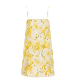 Zimmermann Wonderland Shell Shift Dress in yellow Size 1/ AU 10 for rent on The Volte - image 3