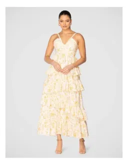 Pilgram Odette Maxi Dress Floral Size 18 for rent on The Volte - image 1