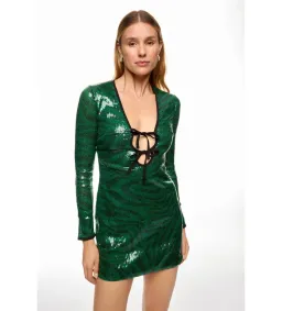 The Wolf Gang Brillo Sequin Dress Size M / AU 10 for rent on The Volte - image 4