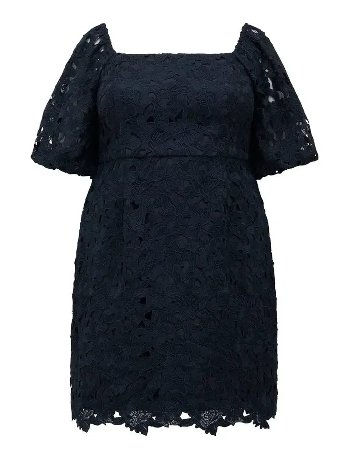 Forever New Cynthia Curve Lace Square-Neck Navy Size AU 18 - Image 2