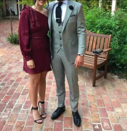 Zimmermann Maples Bow Mini Dress in Burgundy in Size 0/ AU 6 for rent on The Volte - image 2