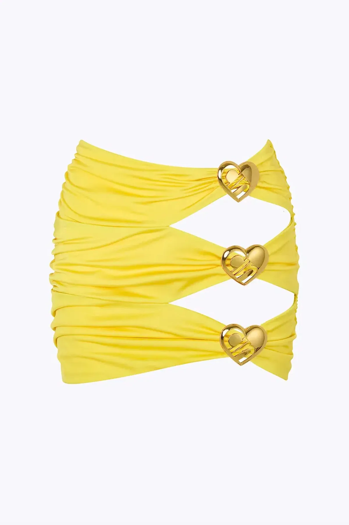 Cin Cin Coupe Heart Cut Out Mini Skirt Abyss Top Lemonade Size 8/S - Image 4