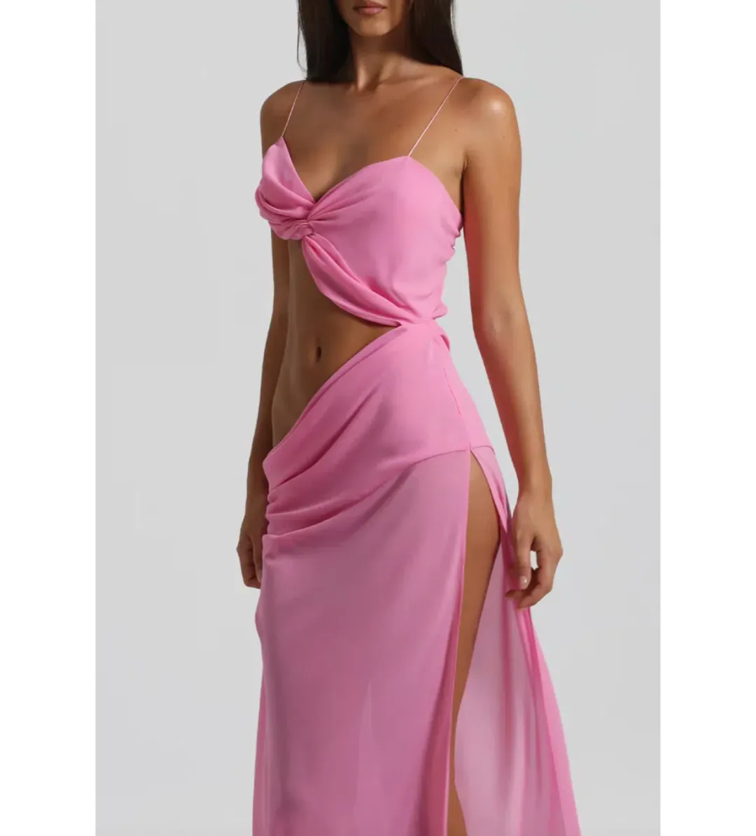 Natalie Rolt Dahlia Dress in Candy Pink Size 1 / AU 8 for rent on The Volte - main image