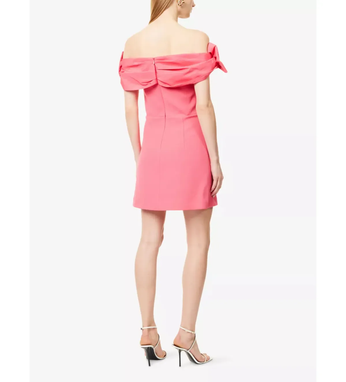 Rebecca Vallance Posey Off the Shoulder Stretch Crepe Mini Dress Size 8 - Image 2