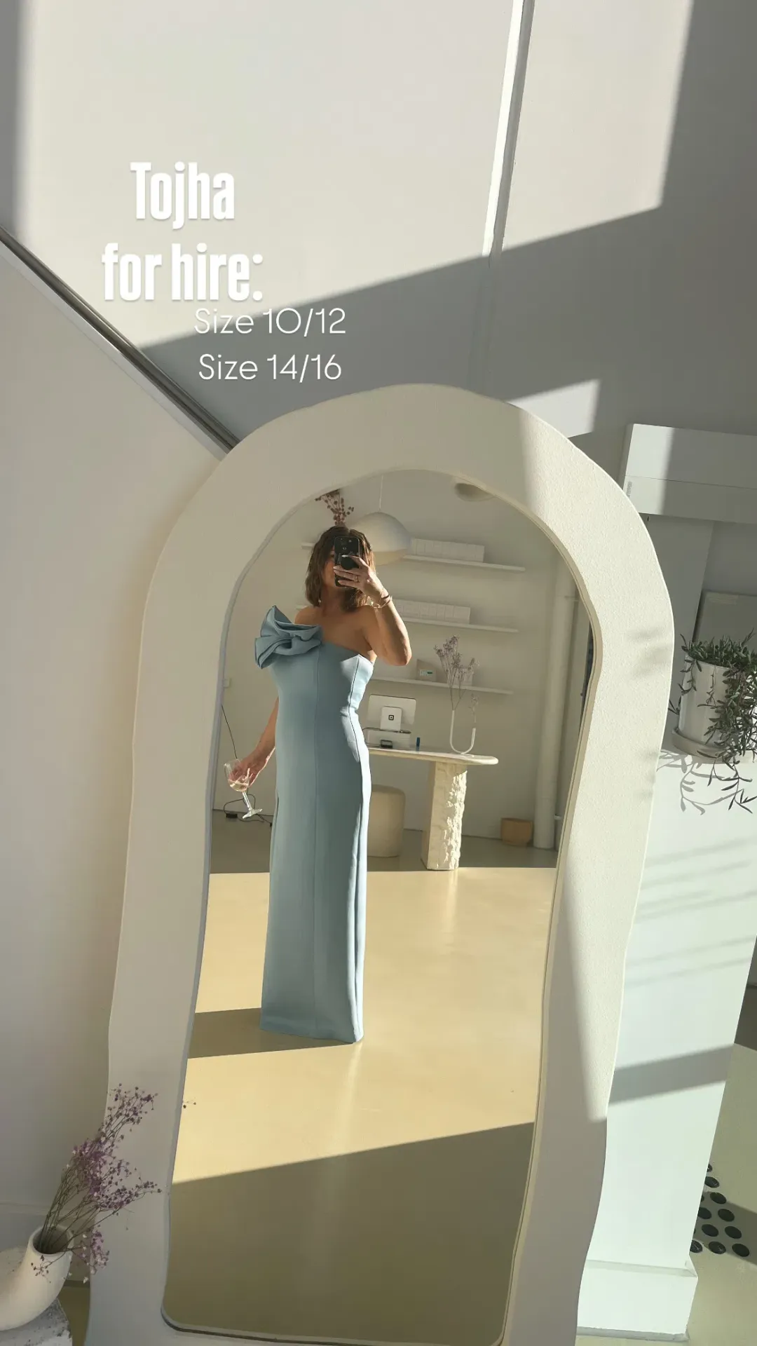 Tojha Fleur Dress Maxi Power Blue Size AU 10 for rent on The Volte - main image