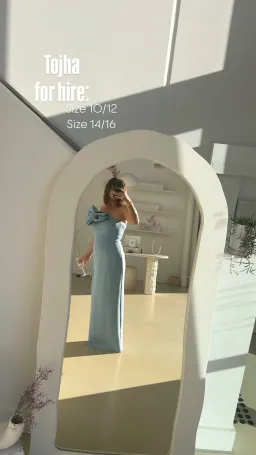 Tojha Fleur Dress Maxi Power Blue Size AU 10 for rent on The Volte - image 5