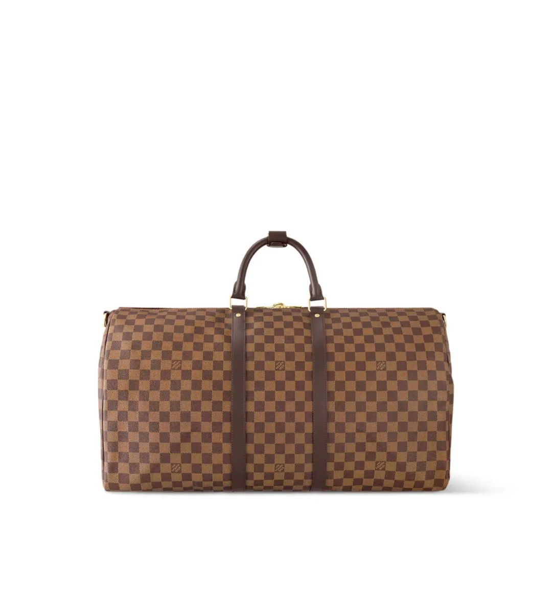 Louis Vuitton Keepall Bandoulière 55 in Damier Ebene for rent on The Volte - main image