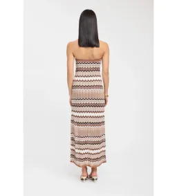 Kookai Eadie Maxi Dress in Brown Size 40/ AU 12 for rent on The Volte - image 3