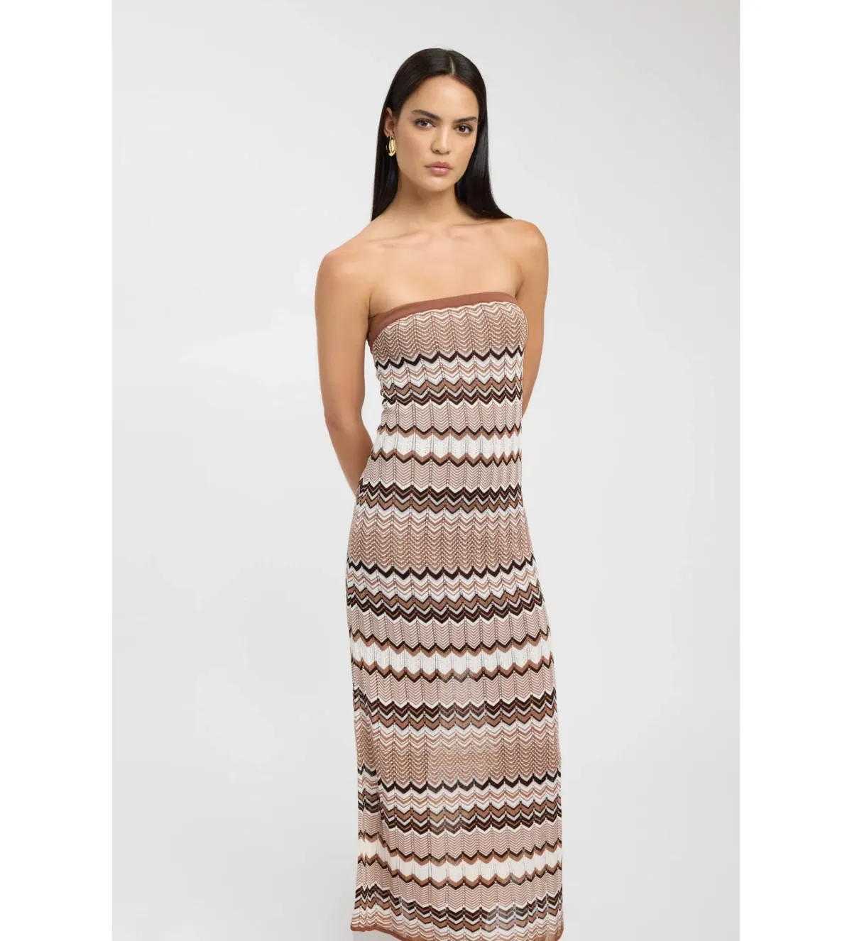 Kookai Eadie Maxi Dress in Brown Size 40/ AU 12 - Image 2