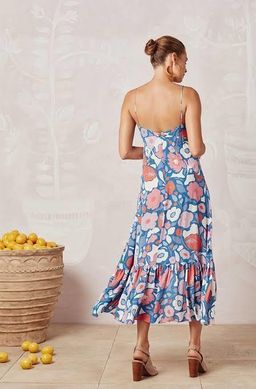 Mister Zimi Bellflower Winnie Silk Dress Size 10 for rent on The Volte - image 2