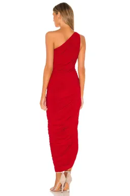 Norma Kamali Diana Gown Red Midi Size Size M / AU 10 for rent on The Volte - image 2