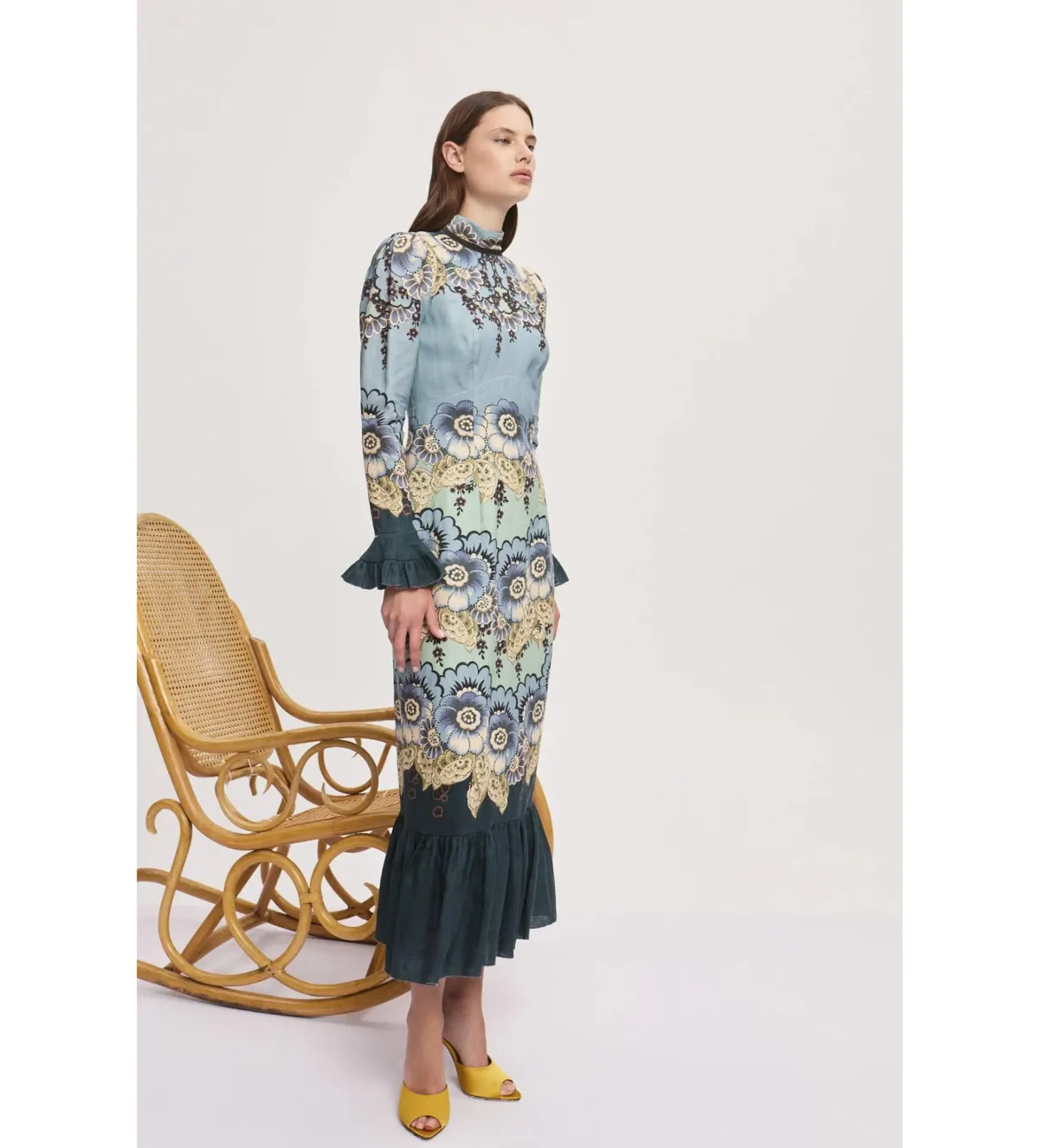 Alemais Madalena Midi Dress in Multi Size 10 - Image 2