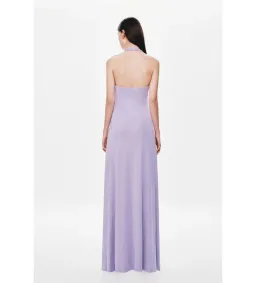 MISHA Jennifer Cupro Maxi Dress Lilac Size 10 for rent on The Volte - image 3