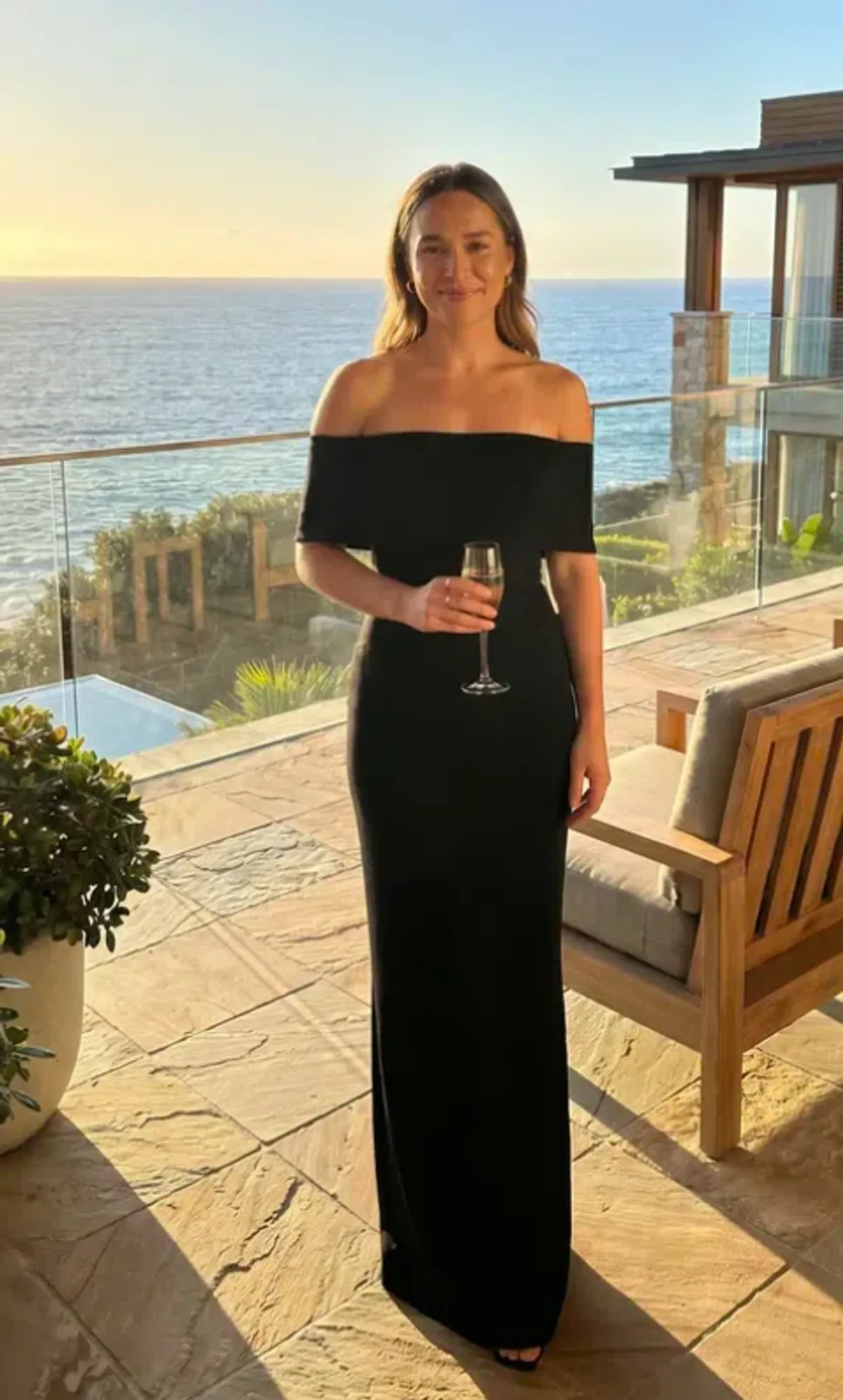 Effie Kats Rosalind Gown Maxi Black Size AU 8 - Image 1