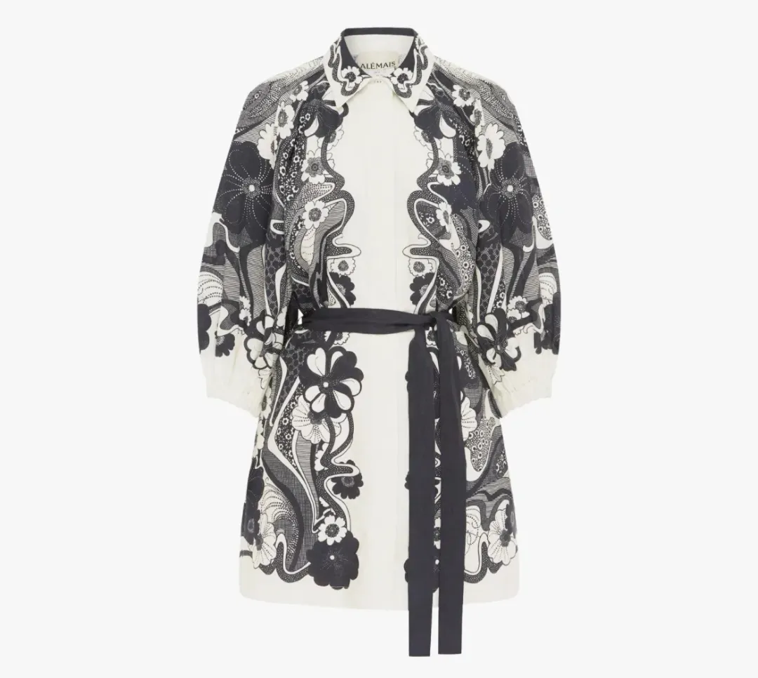 Alemais Mickey Mini Dress Multi Floral Size AU 16 for rent on The Volte - main image