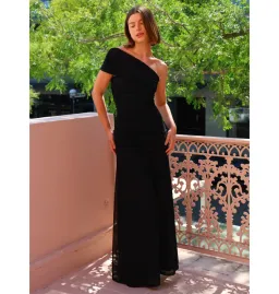 By Nicola Fiesta Maxi Dress Black Size 12 for rent on The Volte - image 1