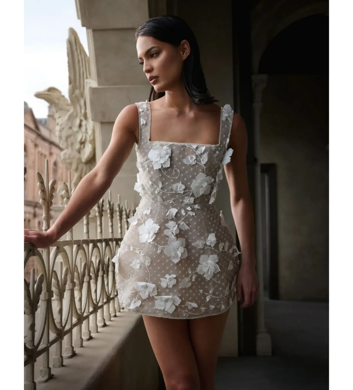 Eliya The Label Jaria Mini Dress White Size 12 - Image 2