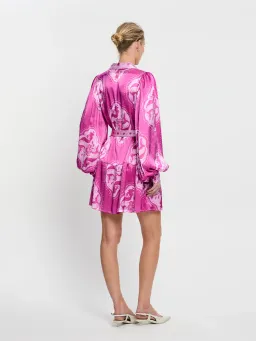 Kivari Isla Mini Dress Pink Printed Size 14 for rent on The Volte - image 3