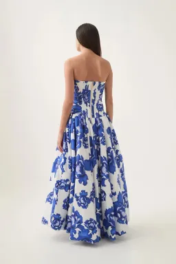 Aje Cobalt Behold Maxi Dress Floral Size 10 for rent on The Volte - image 2