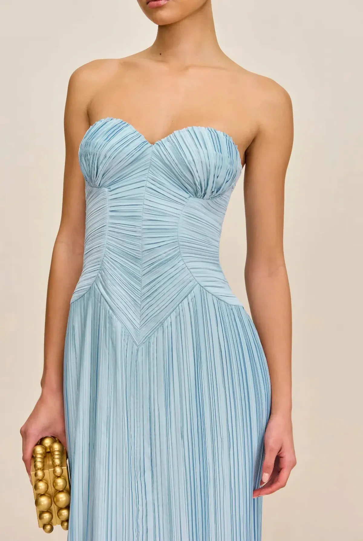 Cult Gaia Ashika Midi Gown Blue Size 6 - Image 2