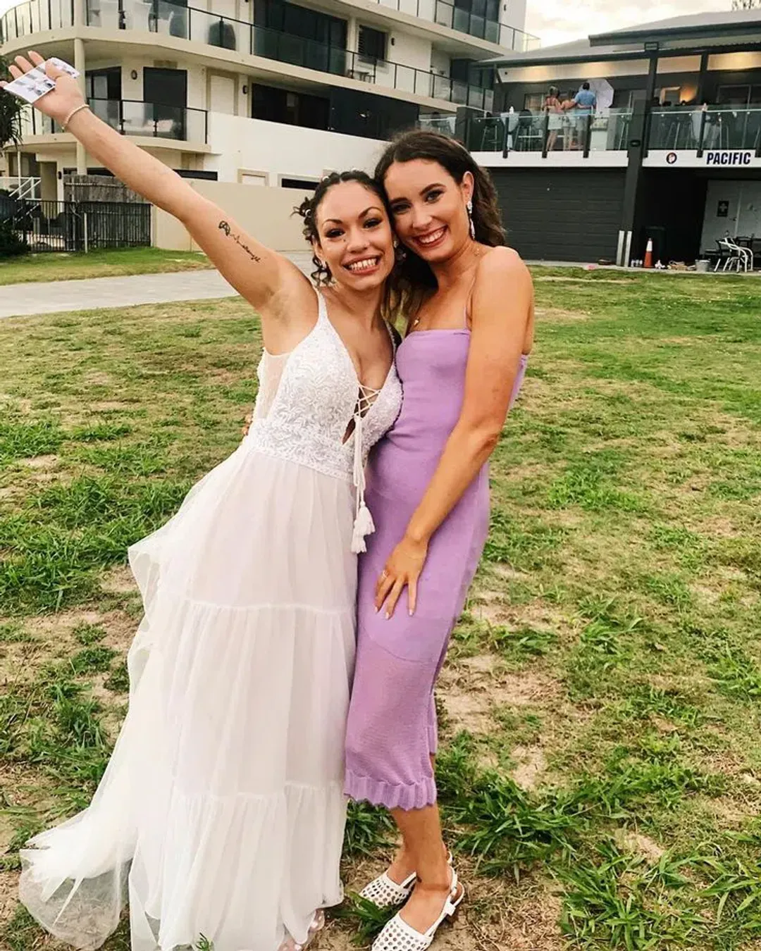 Kookai Marrakesh Knit Midi Dress Lilac Size 8 for rent on The Volte - main image