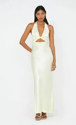 Bec and Bridge Sabia Twist Dress in Ice Yellow Size 8 for rent on The Volte - image 3