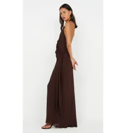 Bec & Bridge Soneva Maxi Dress Chocolate Size AU 8 for rent on The Volte - image 3