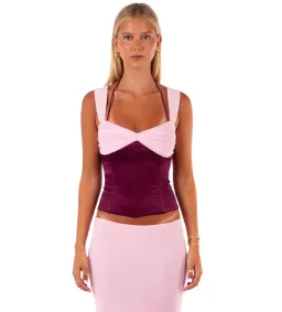 I am Delilah Scarlett Set Berry Size AU 8 + AU 6 Skirt for rent on The Volte - image 2