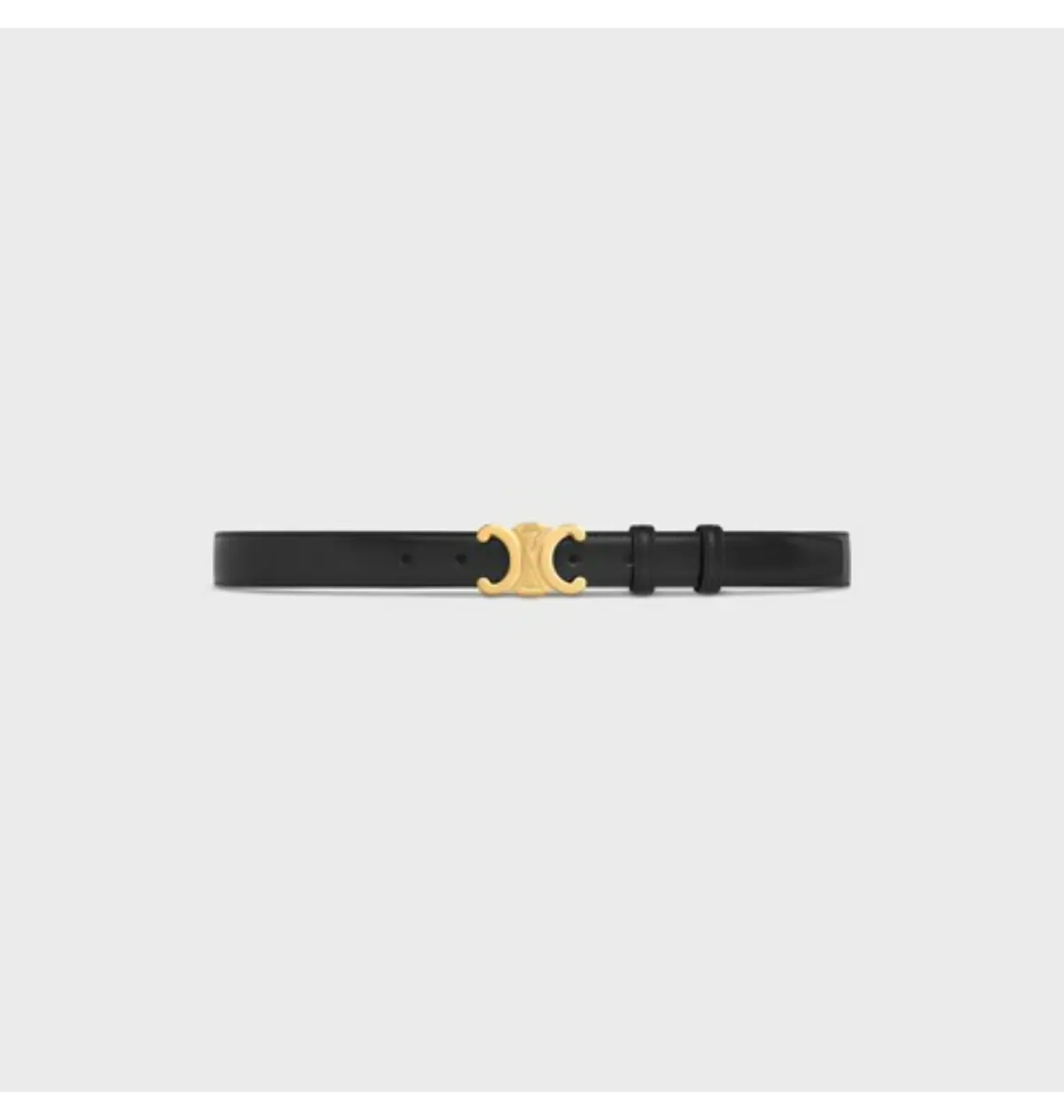Celine Triomphe Belt Black - Image 1
