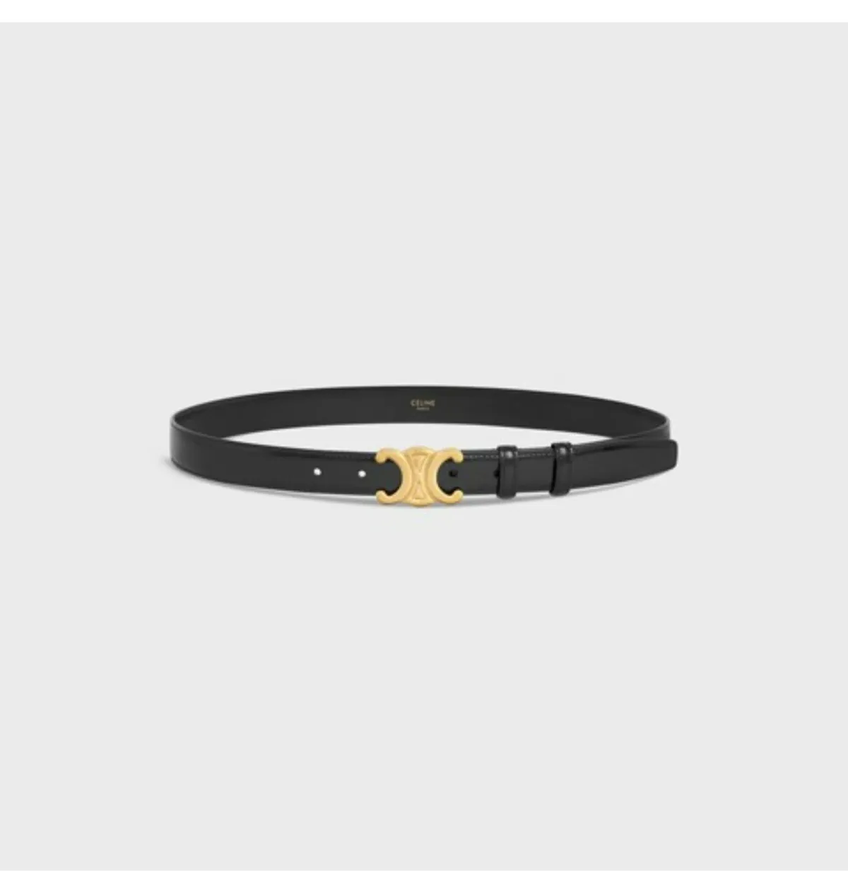 Celine Triomphe Belt Black - Image 3