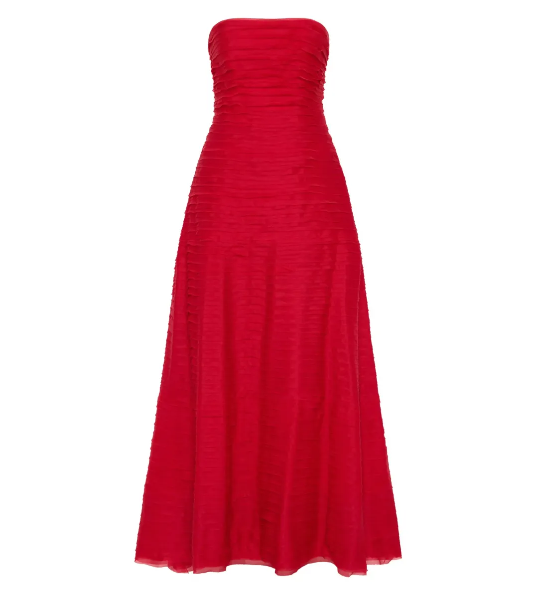 Aje Soundscape Maxi Dress in Scarlet Red Size 8 for rent on The Volte - main image