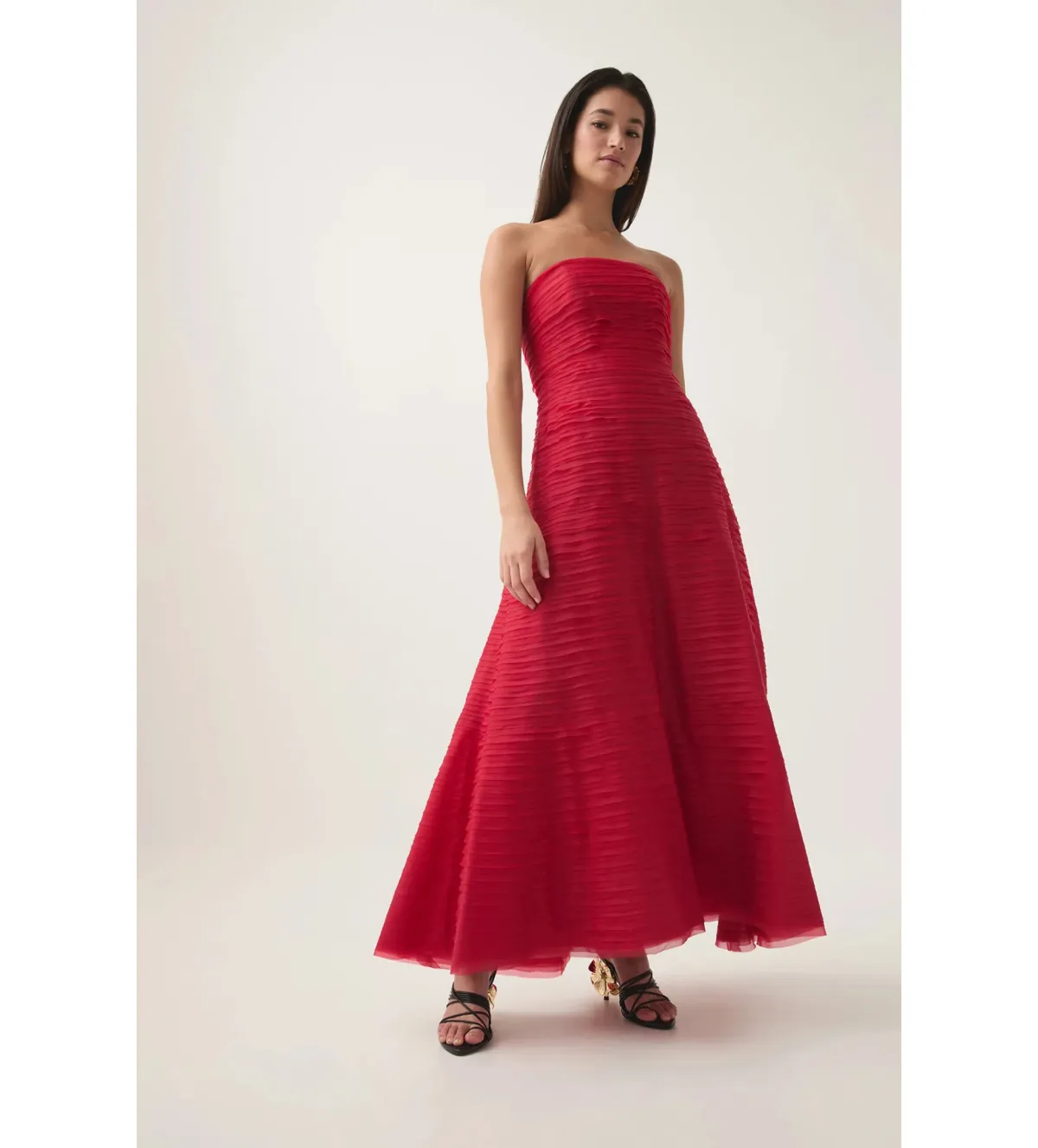 Aje Soundscape Maxi Dress in Scarlet Red Size 8 - Image 2