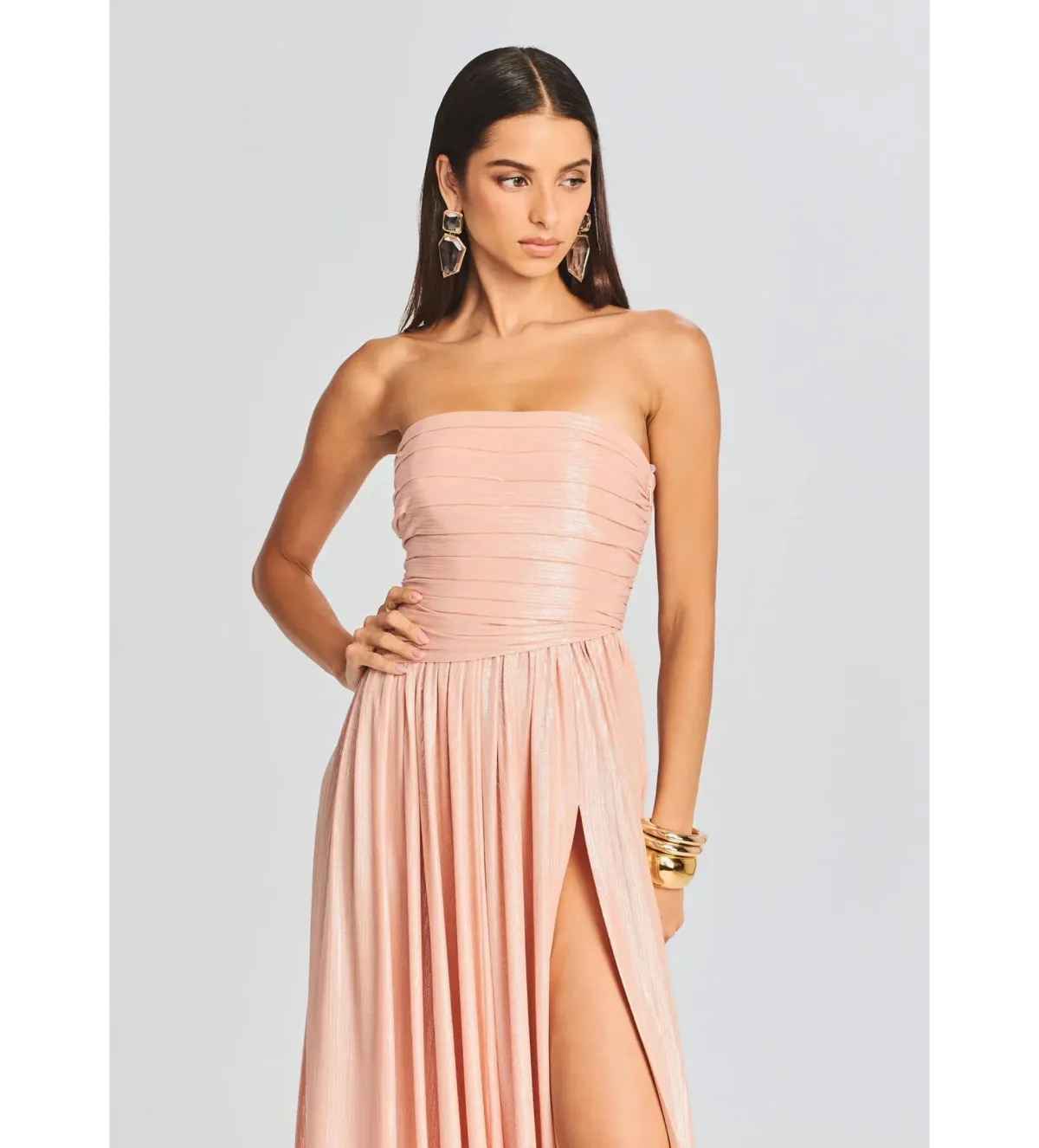 Retrofete Jacie Dress in Peach Size XS / AU 4 - Image 4