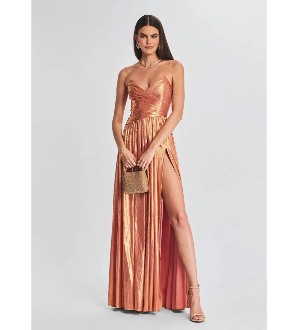 Retrofete Waldorf Dress in Apricot Size 6 - Image 1