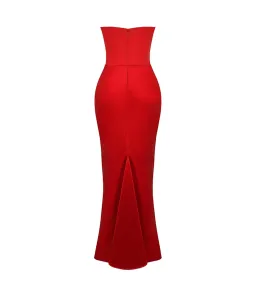 House of CB Red Persephone Dress in Red Size XS / AU 6 for rent on The Volte - image 4