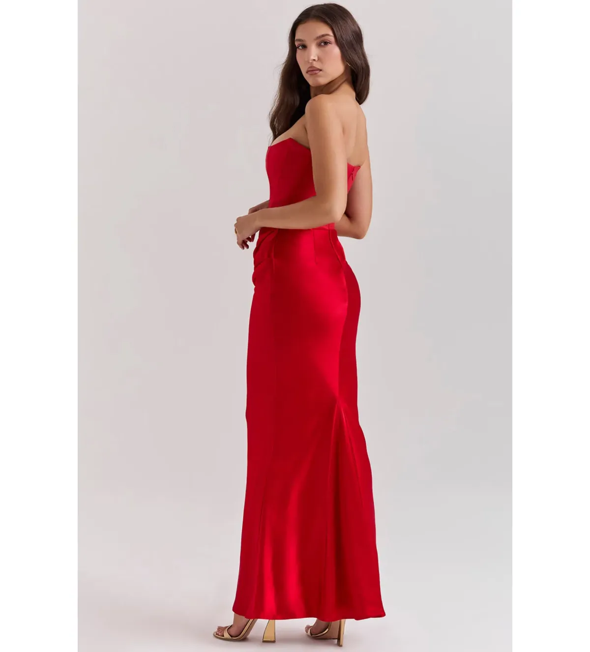 House of CB Red Persephone Dress in Red Size Small / AU 8 - Image 2