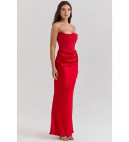 House of CB Red Persephone Dress in Red Size Small / AU 8 for rent on The Volte - image 1