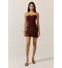 Ance Gria Anastasia Mini in Burgundy Size S / AU 8 for rent on The Volte - image 1